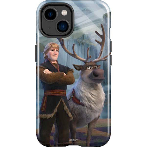 Disney Frozen II Kristoff and Sven iPhone 15 Impact Case